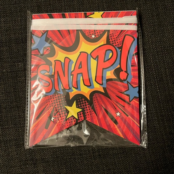 💥HP💥 NEW Super Hero Birthday Banner - Pop-Art, SNAP, BOOM, CRUSH, WHAM, POW - Picture 6 of 6